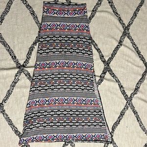 Charlotte Russe size S Aztec maxi with slits